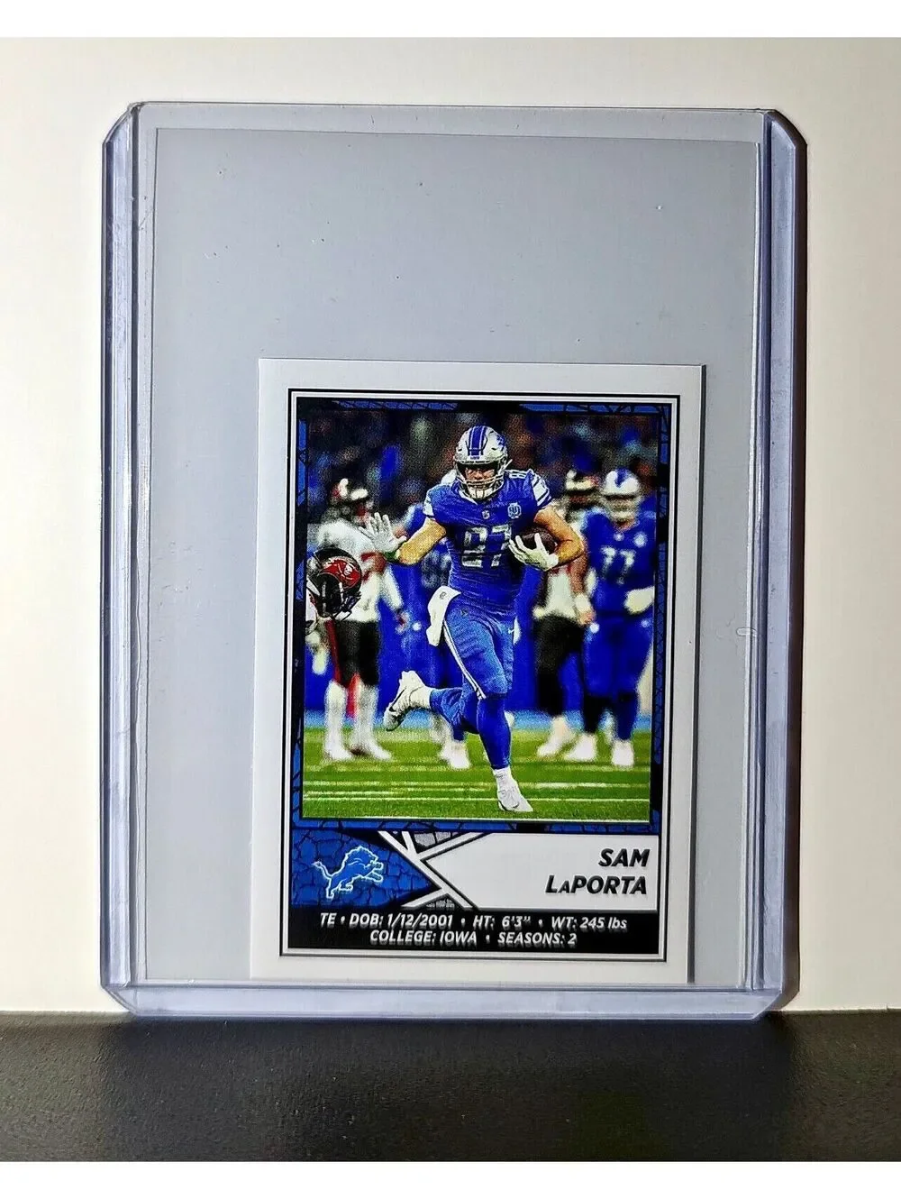 Sam LaPorta 2024 Panini NFL Sticker #385 Detroit Lions